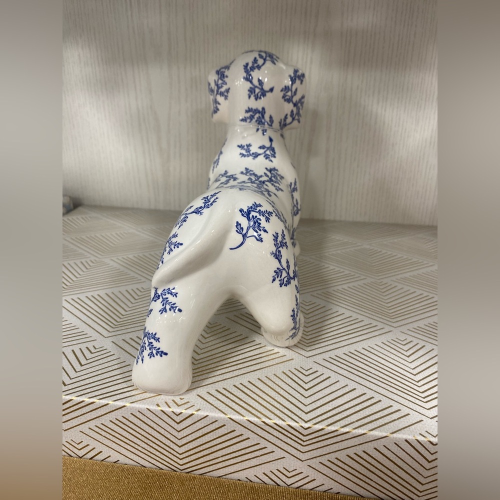 Selena Surrey Blue and White floral Ceramic Dachshund Figurine - Brand new - Picture 7 of 12